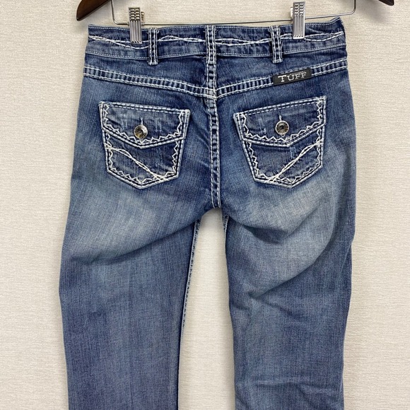 Cowgirl Tuff Co. Jeans Women's Low Rise 26x35 (27x33.75) Denim Boot Cut Stretch‎ - Picture 4 of 16